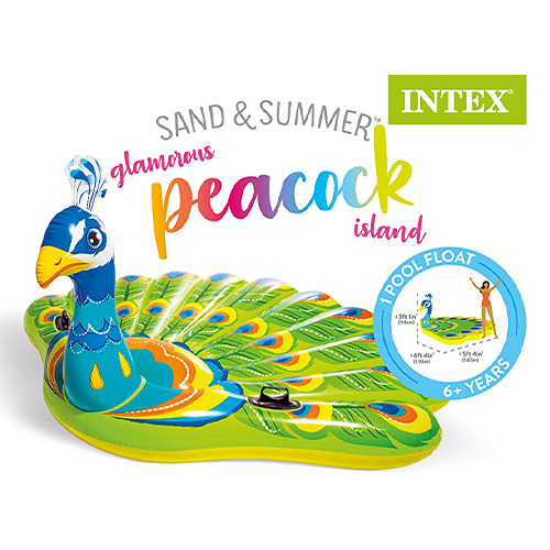 فروش شناور بادی روی آب طاووس intex 57250 | پول اینتکس