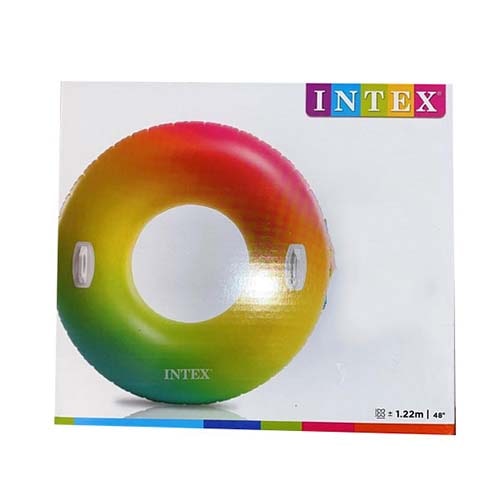حلقه شنا بادی رنگین کمان بزرگسال اینتکس Intex 58202 ارزان