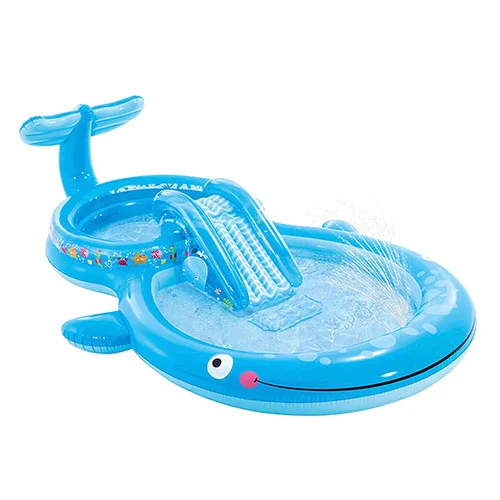استخر بادی کودک طرح نهنگ سرسره دار