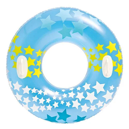 حلقه شنا بادی دستگیره دار طرح ستاره آبی 59256