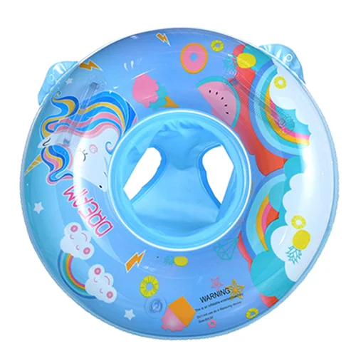 شناور بادی شورتی کودک طرح اسب تک شاخ unicorn swim ring