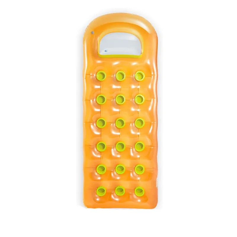 تشک بادی روی آب اینتکس طرح حبابی نارنجی 59895