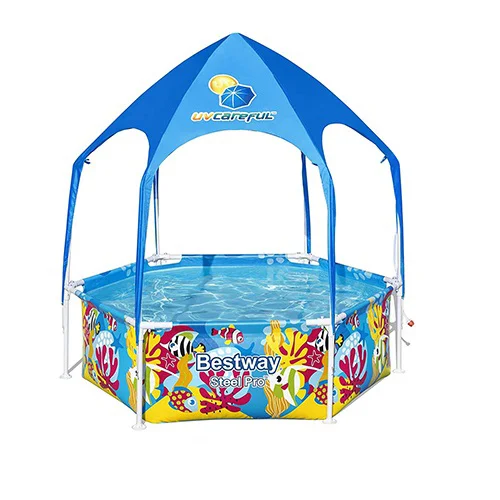 استخر فریمی سایبان دار قطر 183