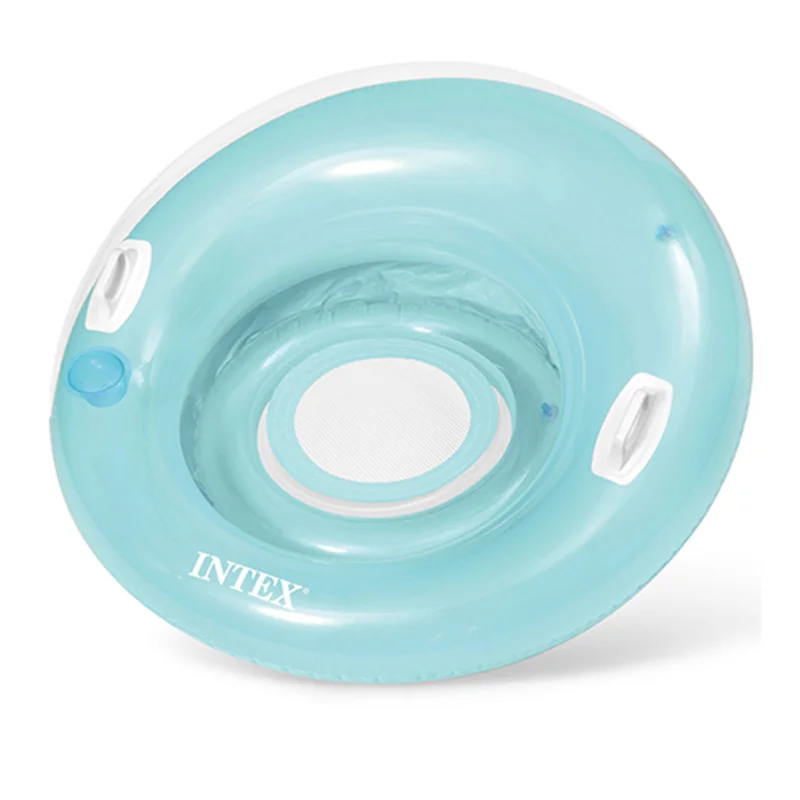 شناور بادی روی آب اینتکس آبی با کف توری 58883