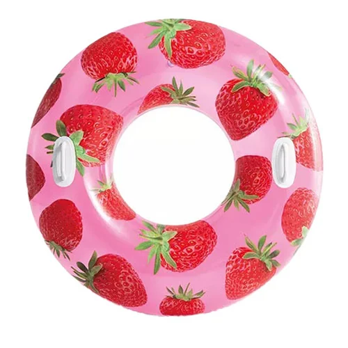 حلقه شنا بادی طرح توت فرنگی اینتکس