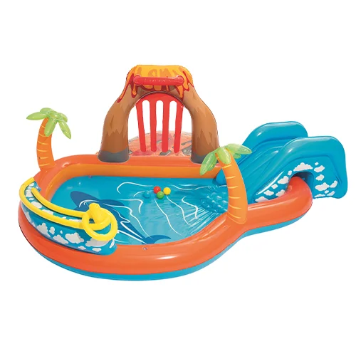 استخر بادی سرسره دار و آبپاش دار طرح آتشفشان 53069