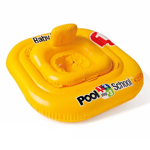 شناور بادی شورتی کودک اینتکس طرح مربع زرد 56587