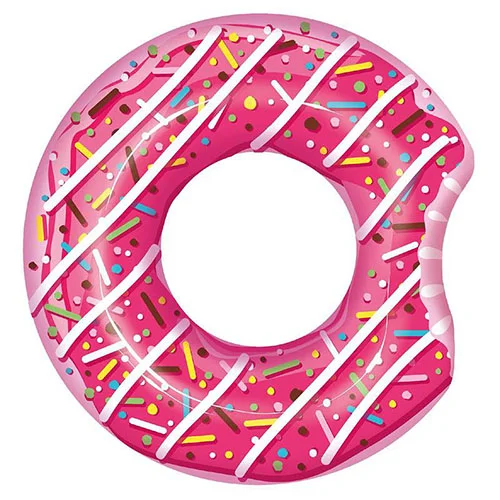 حلقه شنا بادی طرح دونات صورتی بست وی