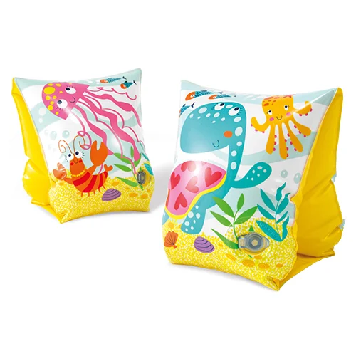 بازوبند شنا بادی کودک طرح اقیانوسی اینتکس