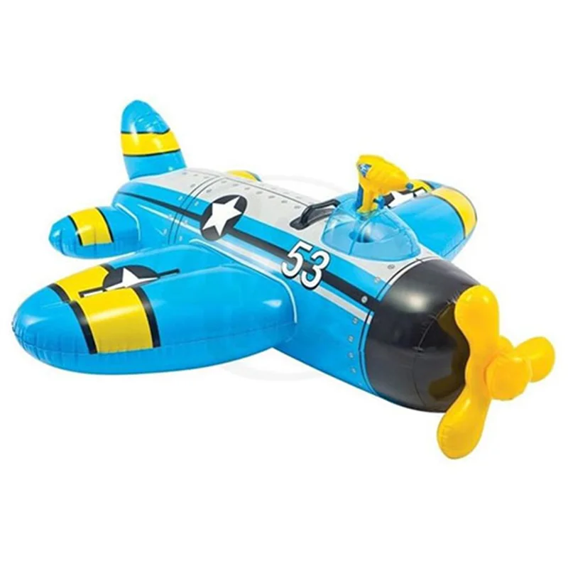 شناور بادی روی آب کودک طرح هواپیما آبپاش دار 57537