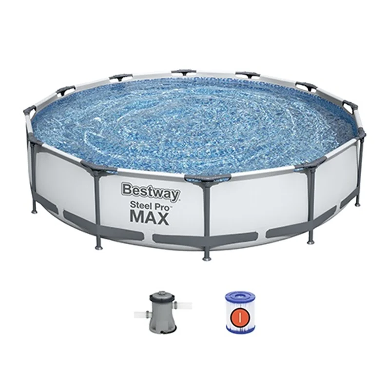 استخر پیش ساخته گرد فریمی پمپ دار 76*366 بست وی پرومکس