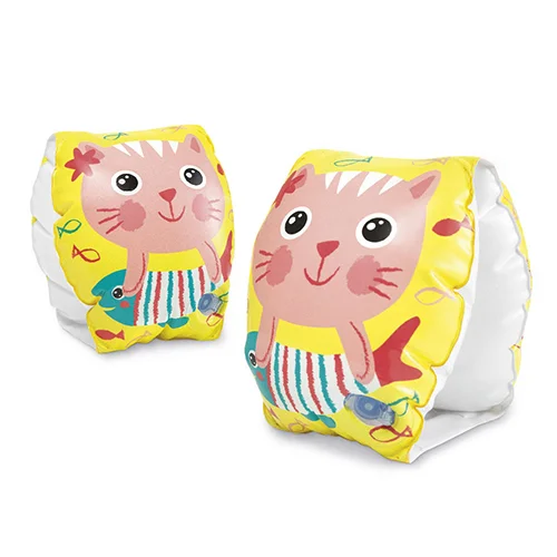 بازوبند بادی کودک اینتکس طرح گربه شش ماه تا سه سال 56665