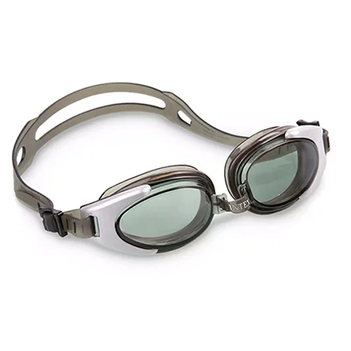 عینک شنای بزرگسال سفید قهوه ای اینتکس مدل حرفه ای 55685