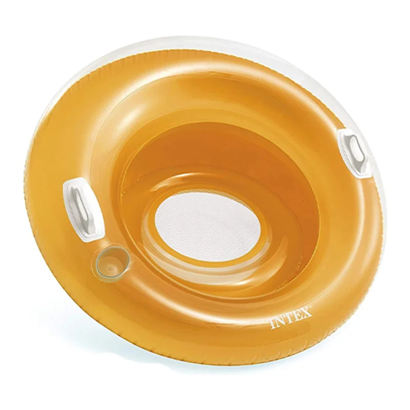 شناور بادی روی آب مبلی اینتکس رنگ نارنجی 58883