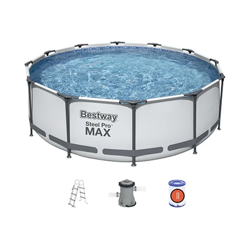 استخر پیش ساخته فریمی گرد 100*366 بست وی پرومکس