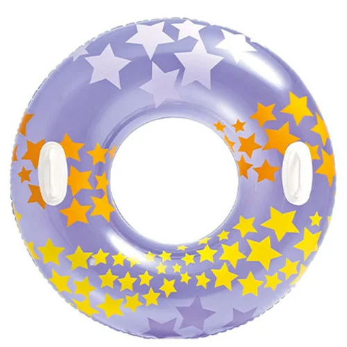 حلقه شنا بادی طرح ستاره دار بنفش 59256