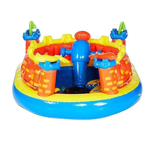 قلعه بادی کودک اینتکس با وسایل مبارزه بادی